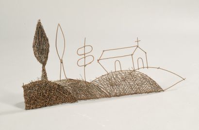 null SARANTOPOULOU Christina, 20th century

The village

sculpture in cut and welded...