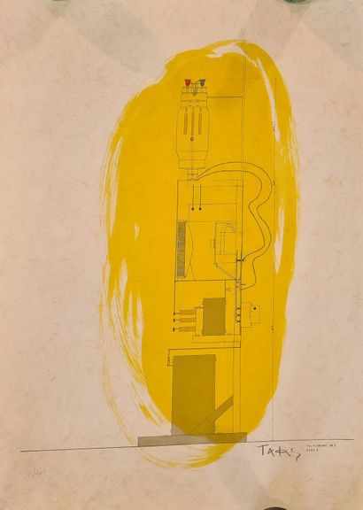 null TAKIS Vassilakis (1925-2019)

Télélumière n°5,

Lithographie sur papier Japon...