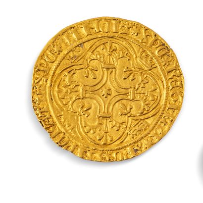 null CHARLES VI (1380-1422) 

Ecu d’or à la couronne frappé à Tours Dup 369

Une...