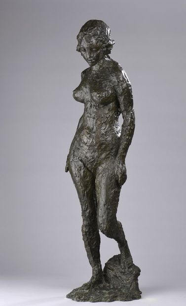 null MOIRIGNOT Edmond, 1913-2002

La Femme, Ève, avant 1970

bronze à patine brune...