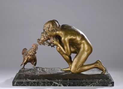 null DEBRY Sophie, 1887-1968

Le combat de coqs, 1920

groupe en bronze à patine...