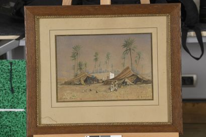 null BOUQUET Michel, 1807-1890

Campement à Biskra, juin 1872

aquarelle et gouache...