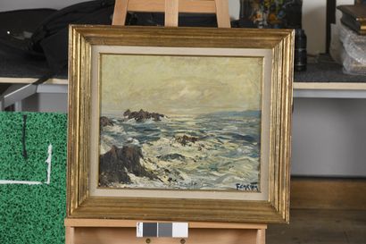 null CARIFFA Francis, 1890-1975

Corsican Navy

oil on panel (yellowed varnish)

signed...