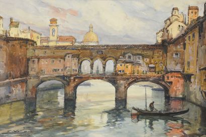 VILLON Eugene, 1879-1951

Ponte Vecchio,...