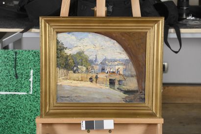 null ROCHE Camille, 1894-1948

Under the Pont-Neuf, 1910

oil on strong cardboard

trace...