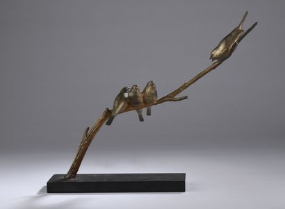 null BECQUEREL André Vincent, 1893-1981

Oiseaux branchés

bronze à patine médaille...