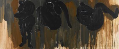 null TUNG LO, born in 1956

Waltz of the nudes

oil on canvas triptych (small lacks)

each...