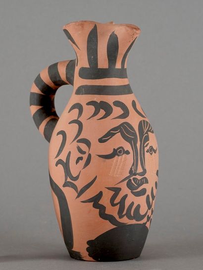 null PICASSO Pablo, 1881-1973

Bearded Yan, 1963

pitcher turned in red earthenware...