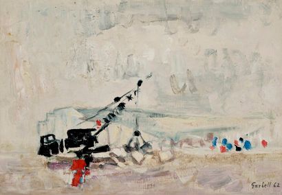 null GARBELL Sacha, 1903-1970

Déchargement sur le quai, 1962

huile sur toile

signée...