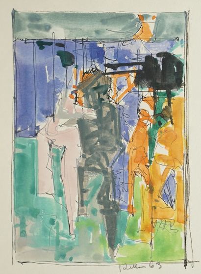 null KALLOS Paul, 1928-2001

Composition, 1963

gouache on paper

signed and dated...