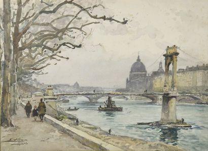 VILLON Eugène, 1879-1951

Le quai du général...