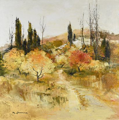 null JOUENNE Michel, 1933-2021

Autumn Symphony

oil on canvas

signed lower left,...