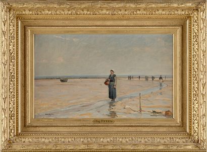 null FEYEN Eugène, 1815-1908

Return from fishing in Cancale

oil on canvas

signed...