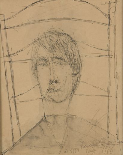 null CÉSAR, 1921-1998

Portrait d’homme à la chaise - Études de têtes

encre noire...