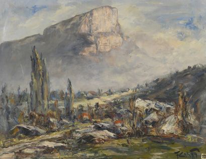 null CARIFFA Francis, 1890-1975

Le Mont Granier et Myans, Savoie

huile sur panneau...