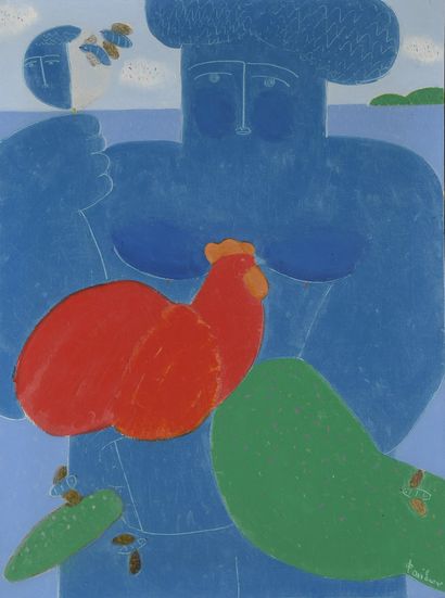 null PATRICALAKIS Faidon, 1935-2017

Figure with a hen in front of the sea

oil and...