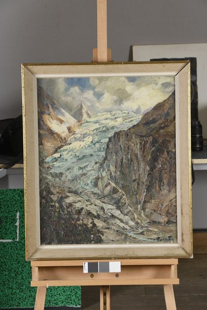 null CARIFFA Francis, 1890-1975

The glacier of Argentiere

oil on canvas (very small...