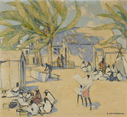 null LANTOINE Fernand, 1876-1955

Tulear, Madagascar

huile sur toile (petits manques)

signée...
