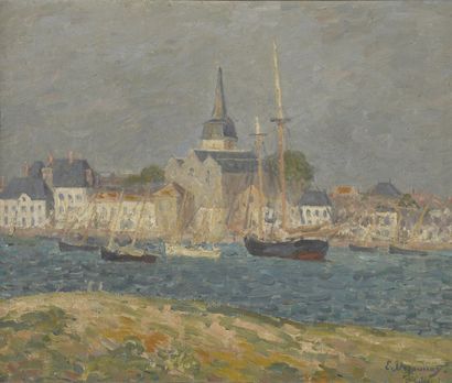 null DEZAUNAY Émile, 1854-1938

Inlet of the sea at Saint-Gilles-Croix-de-Vie

oil...