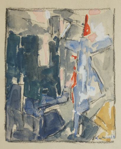 null KALLOS Paul, 1928-2001

Composition, 1957

gouache on paper

signed and dated...