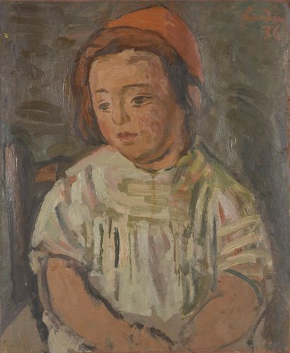 null LANDAU Sigmund, 1898-1962

Child with red cap, 1936

oil on canvas without stretcher...