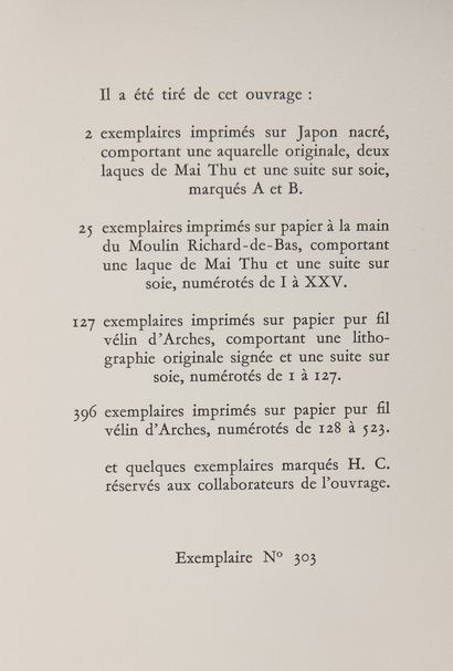 null MAI THU, 1906-1980

Poème sur soie, 1961

poèmes de Pham Van Ky, illustrés de...