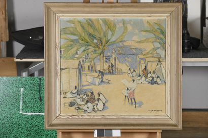 null LANTOINE Fernand, 1876-1955

Tulear, Madagascar

oil on canvas (small lacks)

signed...