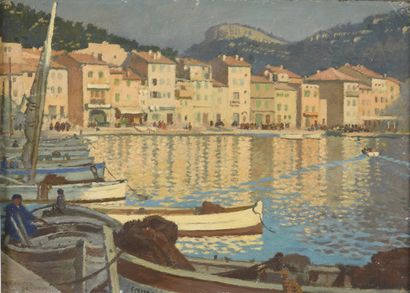 LEROUX Georges Paul, 1877-1957

The port...
