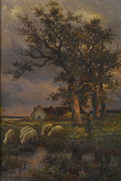 KOROCHANSKY Michel, 1866-1925

Shepherdess...