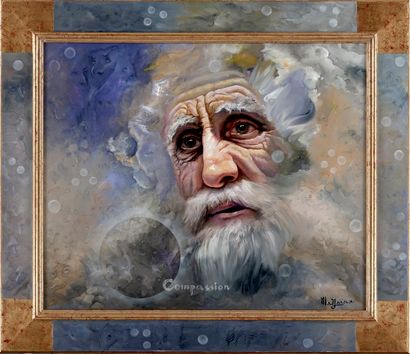 null MAD-JAROVA, born in 1937

Compassion, from the series States of Mind, 2021

oil...