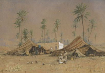 null BOUQUET Michel, 1807-1890

Encampment in Biskra, June 1872

watercolor and gouache...