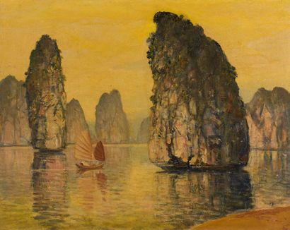 null NGUYEN Mai Thu, 20th century

Jonque in Halong Bay

oil on canvas (traces of...