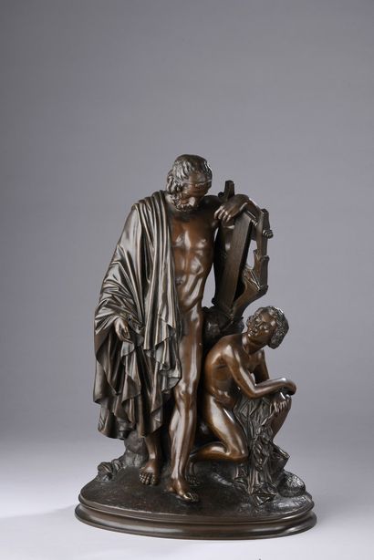 PRADIER James, 1790-1852

Homer and his guide,...