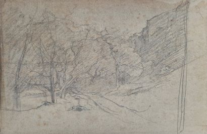 null RAVIER Auguste, 1814-1895

Paysages

lot de 4 dessins dont 2 double-faces au...