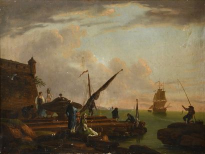 null VERNET Claude - Joseph (Continuation of) 

1714 - 1789



1 - View of a port

Oil...