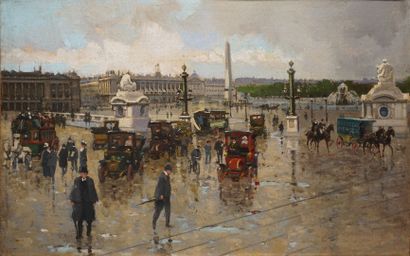 null ECOLE FRANCAISE, début XXe siècle

La place de la Concorde

huile sur toile

non...