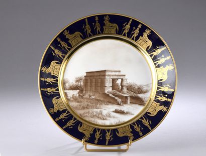 SEVRES 

Plate called Egyptian service, with...