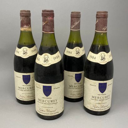 null MERCUREY, Victor Bérard, 1984.
4 bottles, NLB.