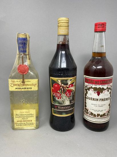 null 6 bouteilles de VINS CUITS & ALCOOL :
- Pineau des Charentes GUERIN Frères
-...