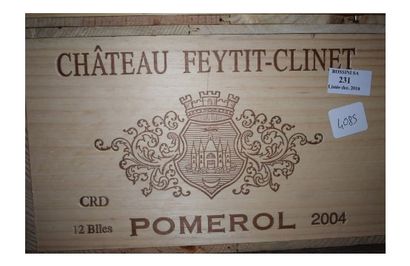 null 12 bottles CH. FEYTIT-CLINET, Pomerol 2004 cb