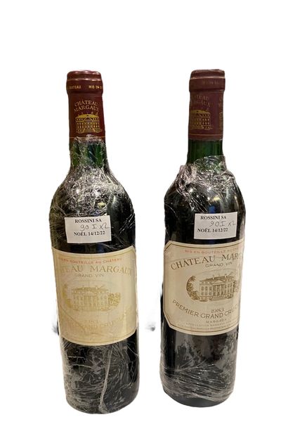 null 2 bottles Château Margaux, Margaux 1983