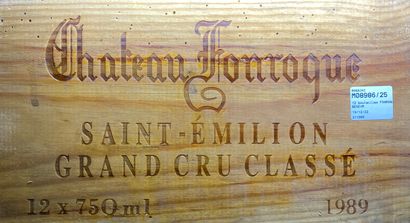 null 12 bottles FONROQUE, Saint-Emilion 1989; cb
