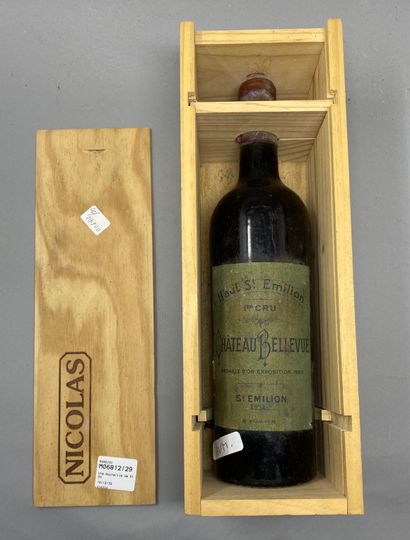 null 1 bottle of St Emilion, 1951 chateau bellevue