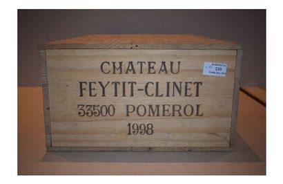 null 12 bottles CH. FEYTIT-CLINET, Pomerol 1998 cb