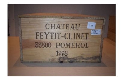 null 12 bottles CH. FEYTIT-CLINET, Pomerol 1998 cb