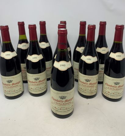 null 11 bottles CHAMBOLLE-MUSIGNY "Les Feusselottes 1er cru", C. Confuron, 1995 (and,...