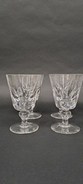 null SAINT LOUIS
Part of a service of crystal glasses Jersey model, including :
-...