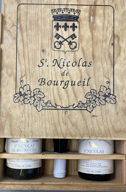 null 3 bottles Saint-Nicolas de Bourgeuil :
- domaine des Bergonnières 1993 (x 2)
-...