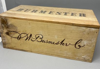 null Mr. Burmester, in his sealed box, "Vintage 2000, 6 x 750 ml, product of Portugal,...