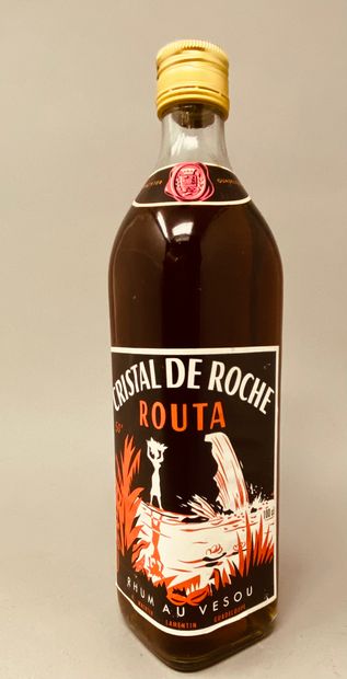 null ROCK CRYSTAL ROUTA
Bottle of rum in Vesou. H. Wachter in Lamentin, Guadeloupe.
100...